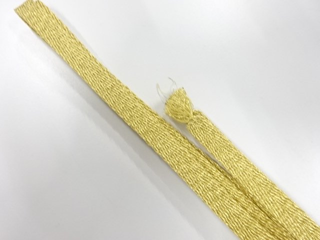  未使用品　正絹　帯留め用　手組三分紐